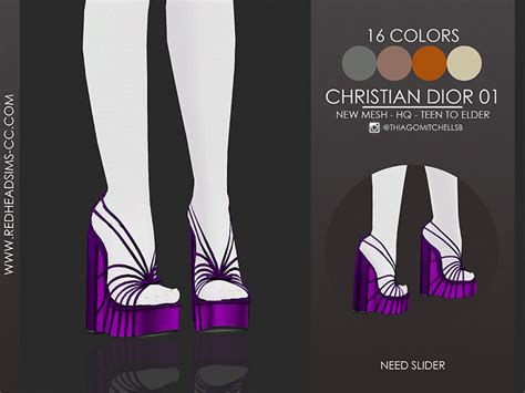 sims 4 christian Dior shoes